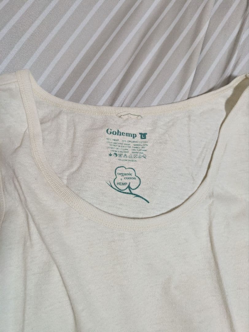 ゴーヘンプ　タンクトップ3枚セット