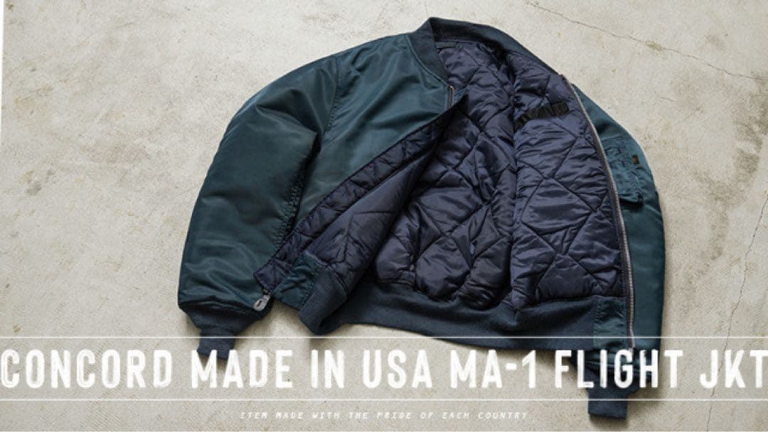 デッドストック品CONCORD 90’s MADE IN USA MA-1