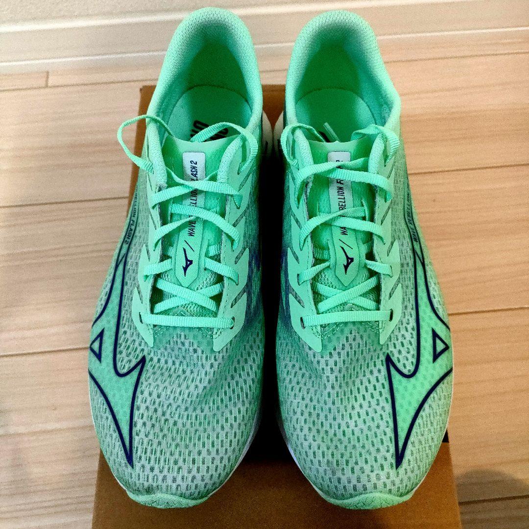Mizuno Wave Rebellion Flash2ミントグリーン