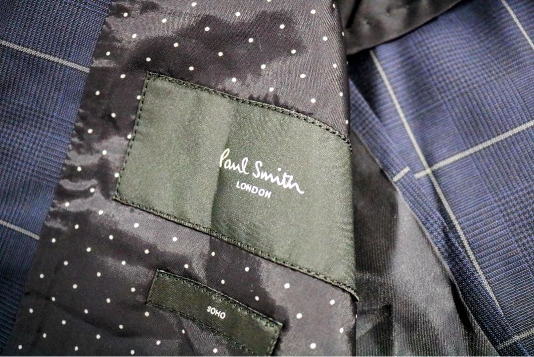 Paul Smith 4点セット　グレンチェックジャケット　シャツ　ネクタイ2本