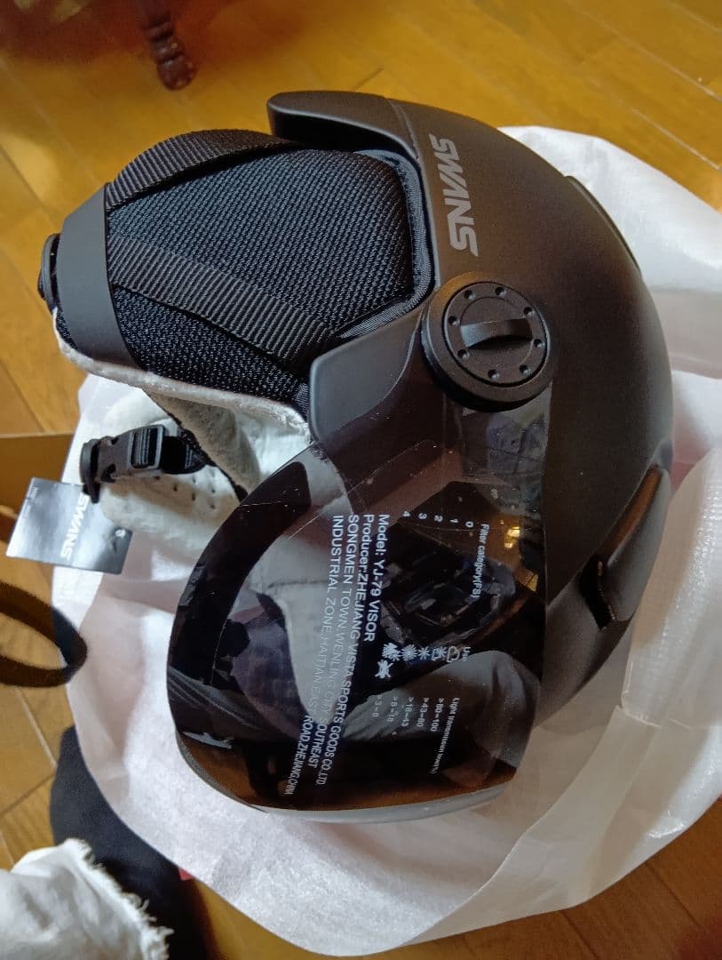 SWANS スワンズ スノボヘルメット キッズ ジュニアH-83 VISOR