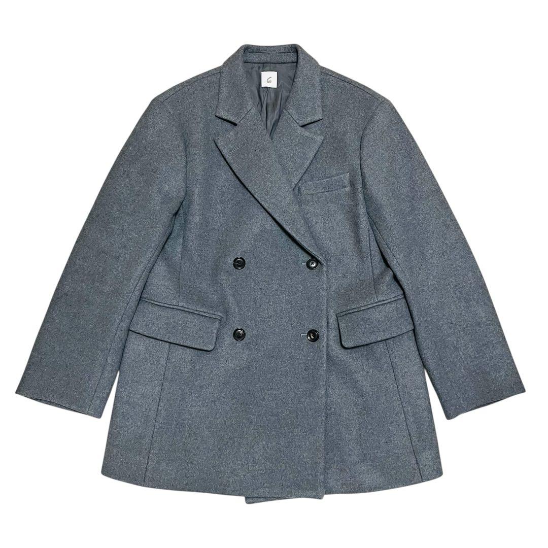 美品✨　6 ROKU ロク　メルトン ジャケット コート グレー