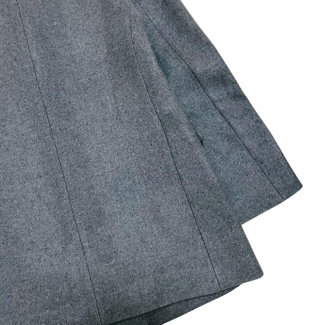 美品✨　6 ROKU ロク　メルトン ジャケット コート グレー