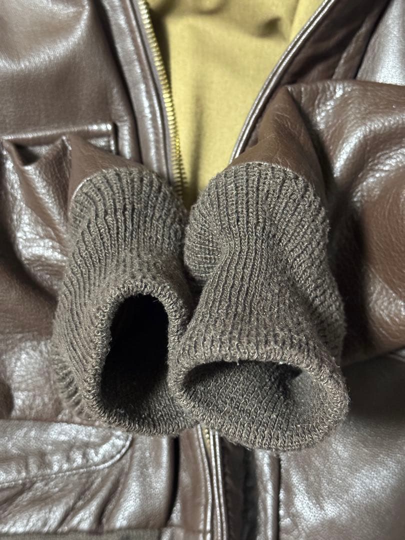 80s COOPER クーパー SADDLERY USA製 A-2 サイズ42L