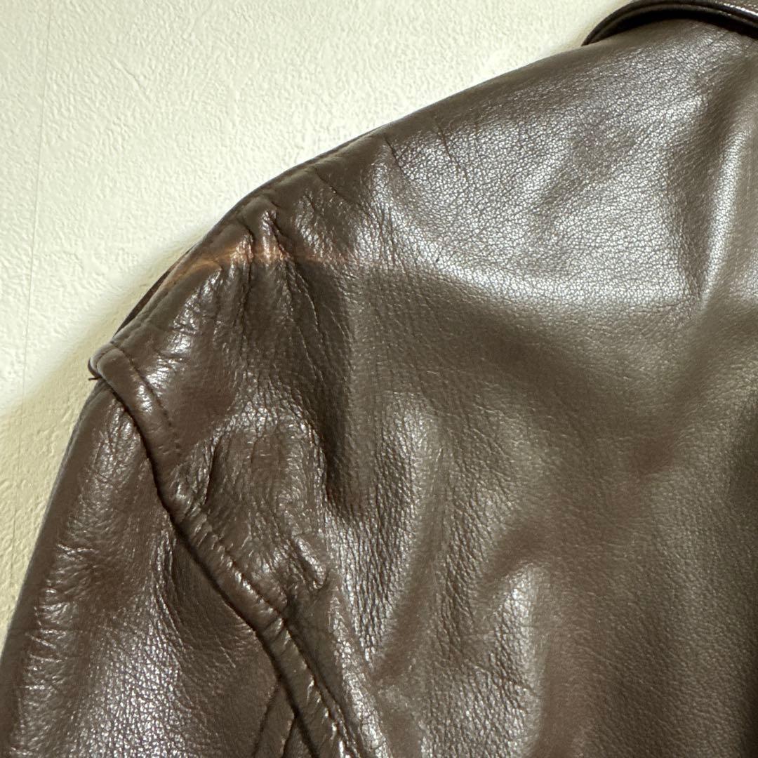 80s COOPER クーパー SADDLERY USA製 A-2 サイズ42L