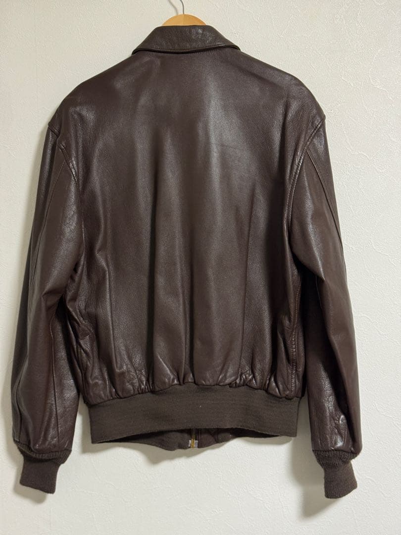 80s COOPER クーパー SADDLERY USA製 A-2 サイズ42L