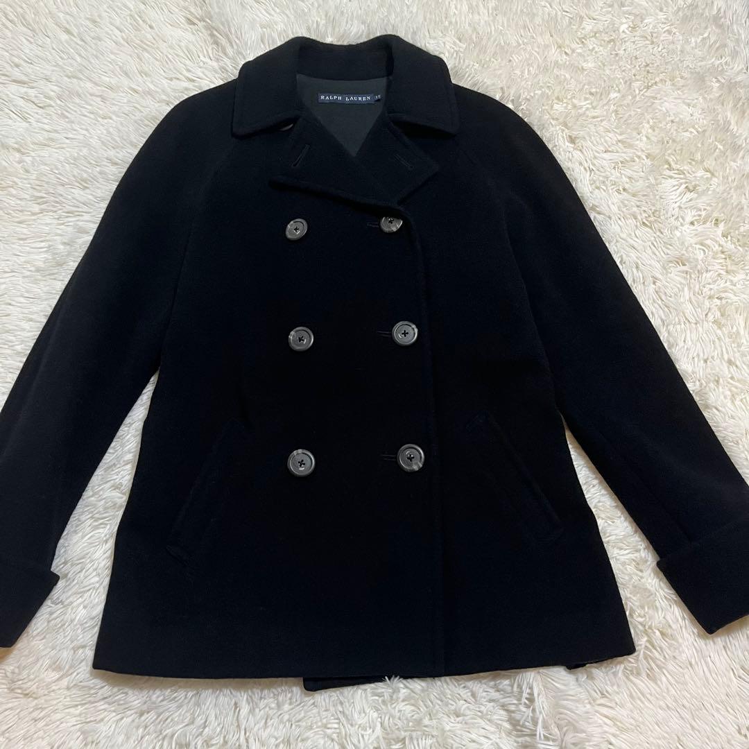 ラルフローレン★ピーコート　ダブルブレスト　ウール ショートコート　レディース