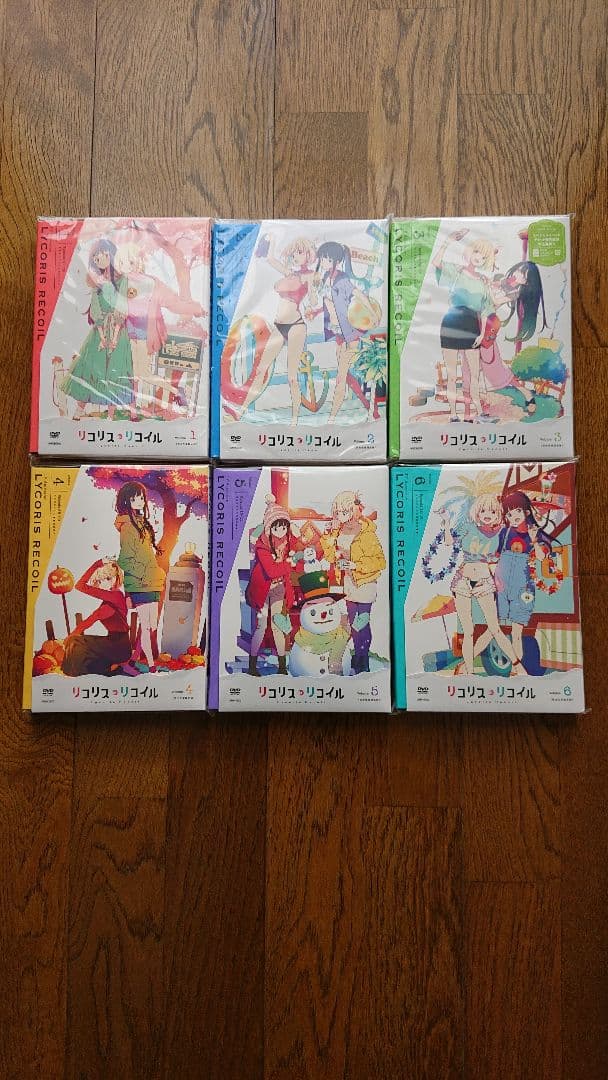 LYCORIS RECOIL 全6巻 DVDセット