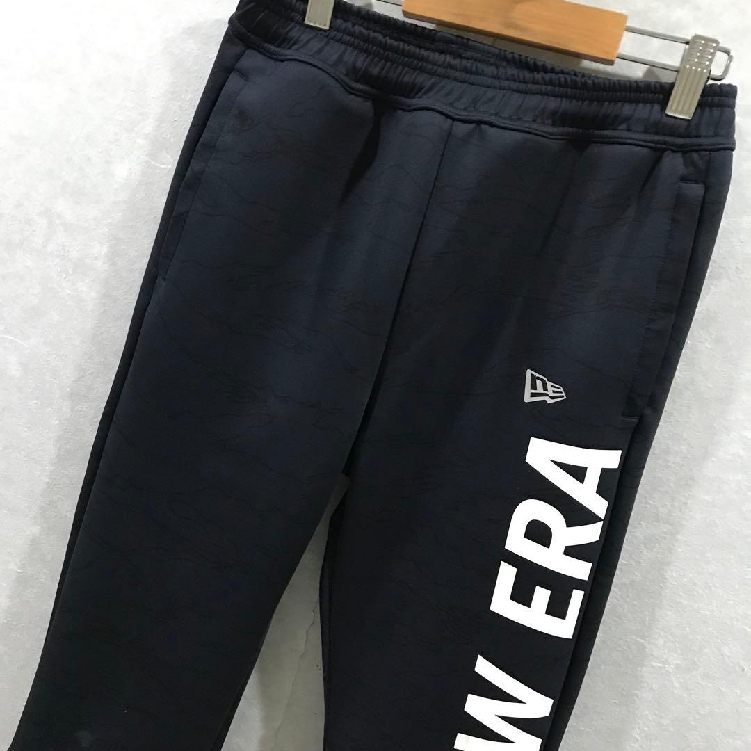 ＮＥＷ ＥＲＡ 総柄 ウォームアップジャージ セットアップ パーカー ネイビー