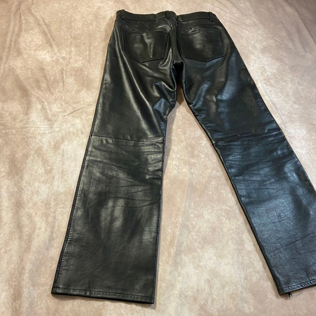 90s Old Gap レザーパンツ W33L30 boot fit 山田蓮着用