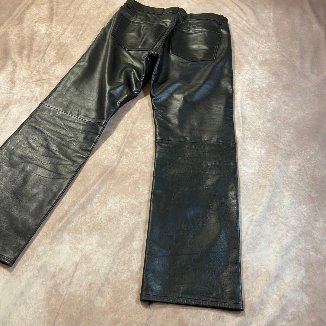 90s Old Gap レザーパンツ W33L30 boot fit 山田蓮着用