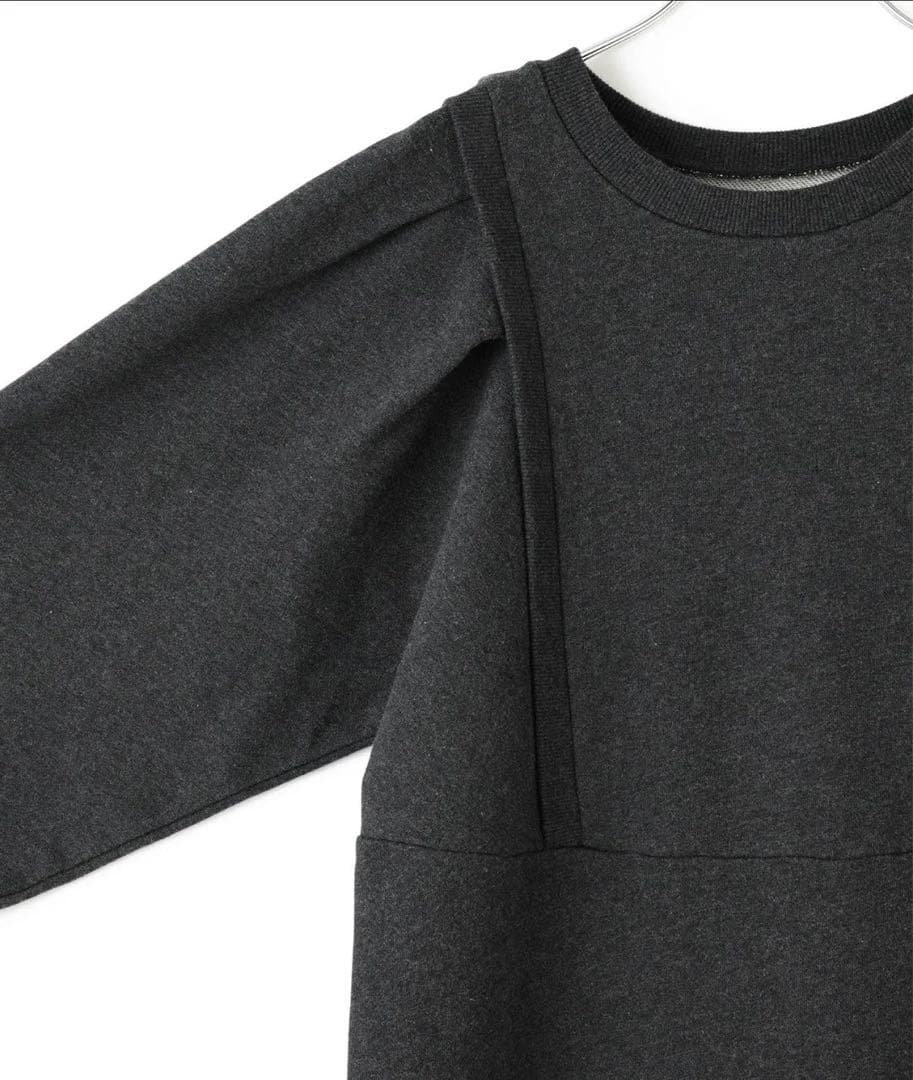 WEB完売商品！バルーンスリーブスウェットワンピース