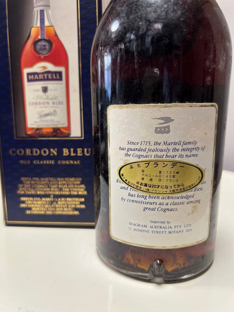 MARTELL CORDON BLEU 700ml 40%未開栓old 古酒