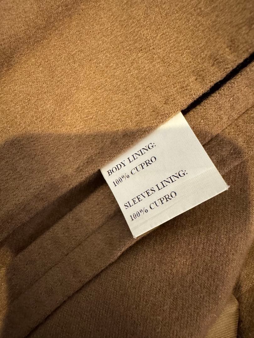 Sartorio キャメル カシミア　ジャケット　サルトリオ