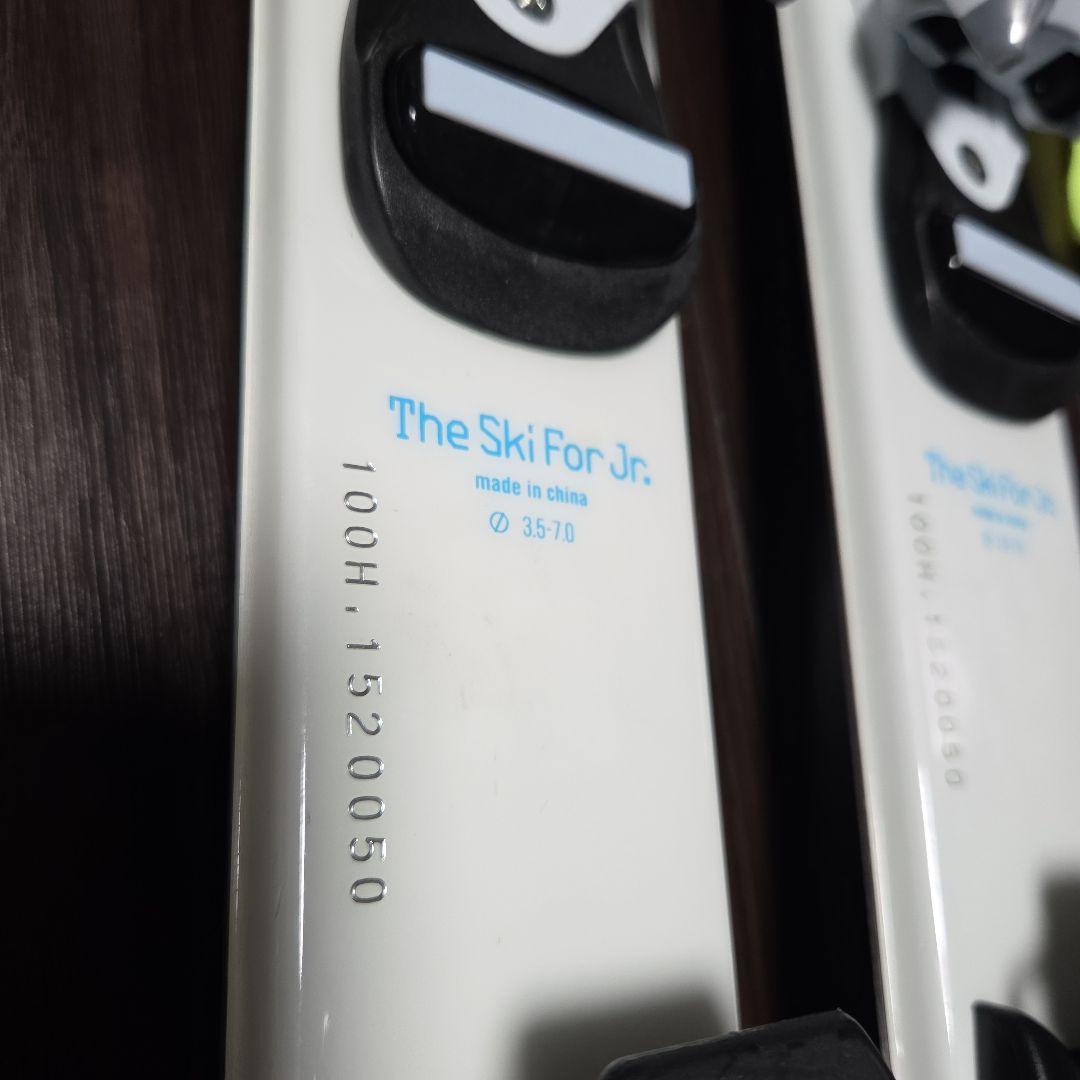 子供用カービングスキーセット板100cm　ストックHEAD 靴20cm