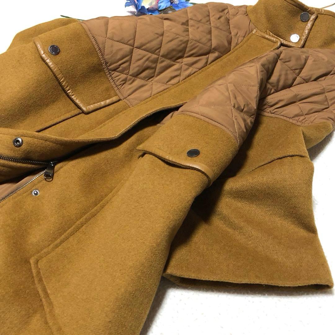 現行モデル　新品未使用　マックス&コー　チェスターコート　キルティング　キャメル