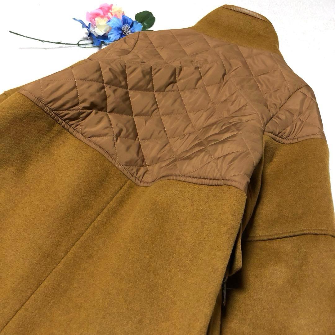 現行モデル　新品未使用　マックス&コー　チェスターコート　キルティング　キャメル