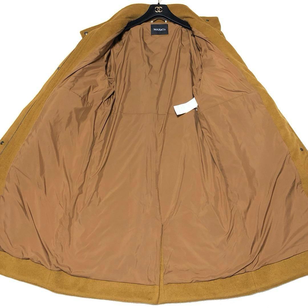 現行モデル　新品未使用　マックス&コー　チェスターコート　キルティング　キャメル
