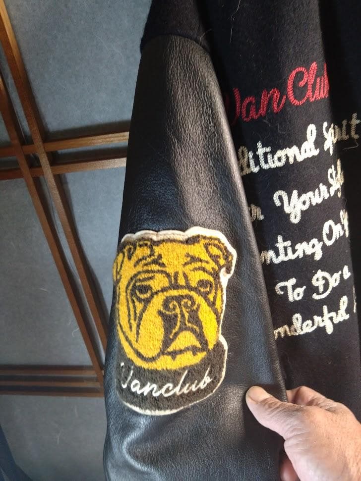 Van JACスタジャン ウールレザー