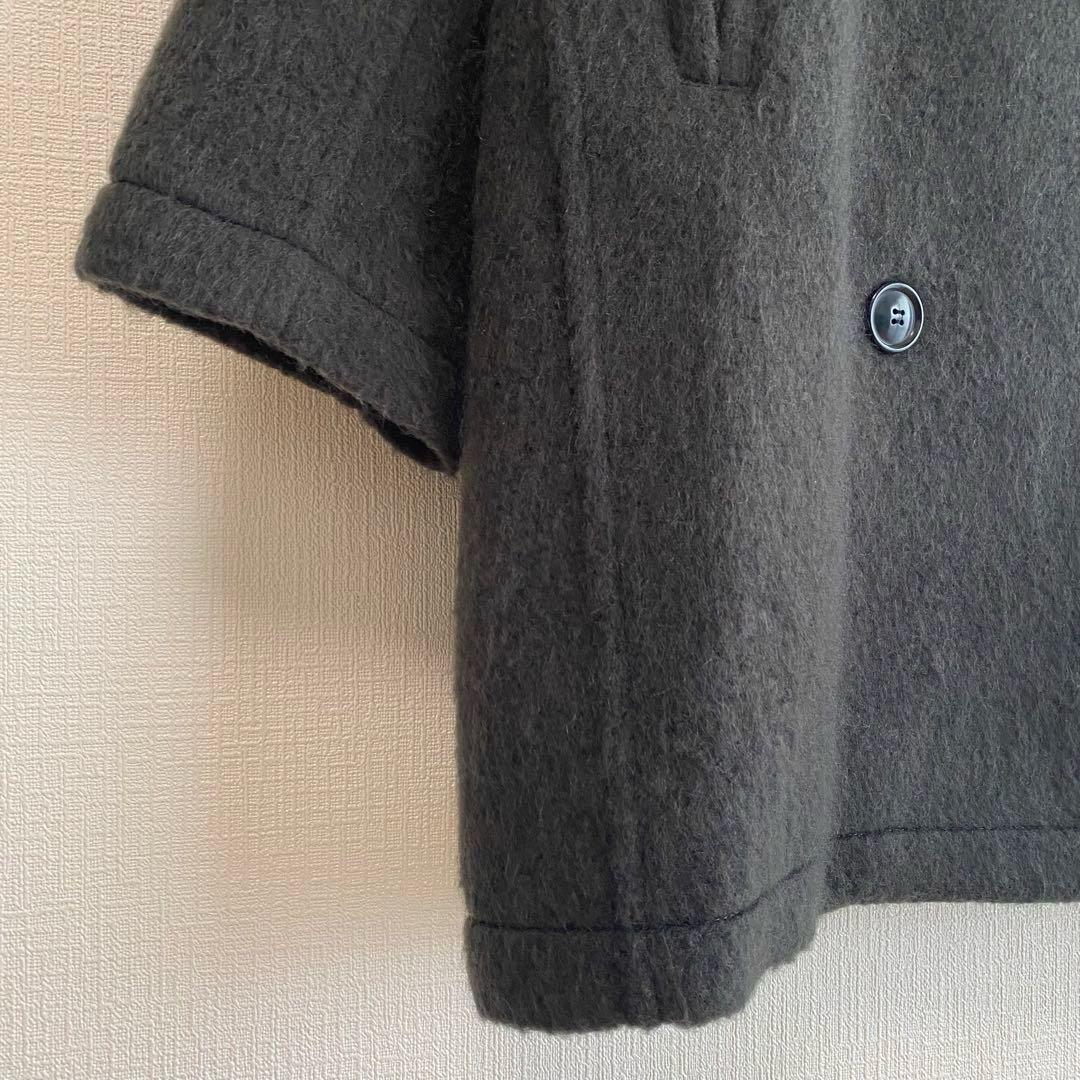 Spick & Span スピックアンドスパン ミドルシャギーコート グレー