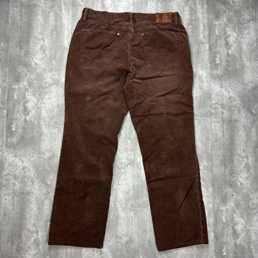 ラルフローレン 革タグ コーデュロイパンツ ブラウン W36 5944