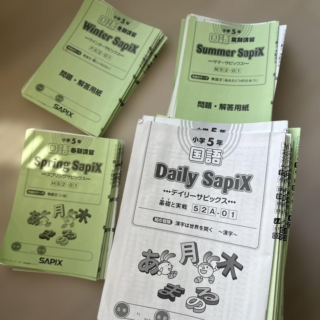 サピックス5年生国語 2024年版ABセット
