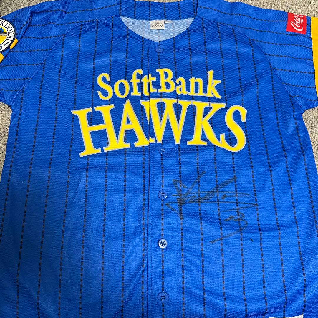 周東　2026年版サイン　SoftBank Hawks ユニフォーム サイン入り