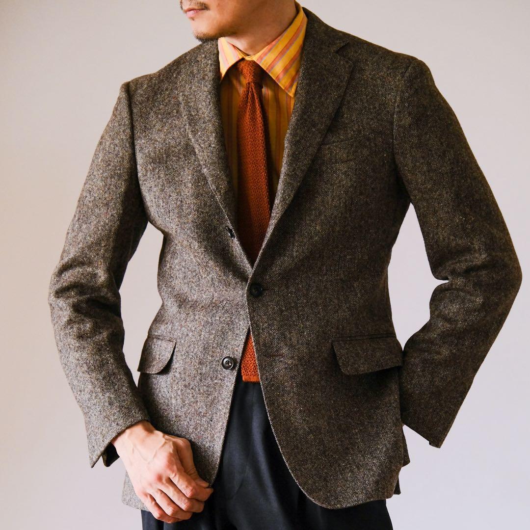 新品未使用 BOGLIOLI ボリオリマルチホームスパンツイードジャケット48