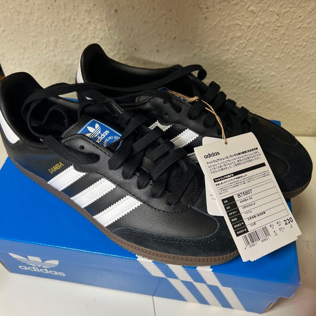 adidas Samba OG ブラック/ホワイト 230