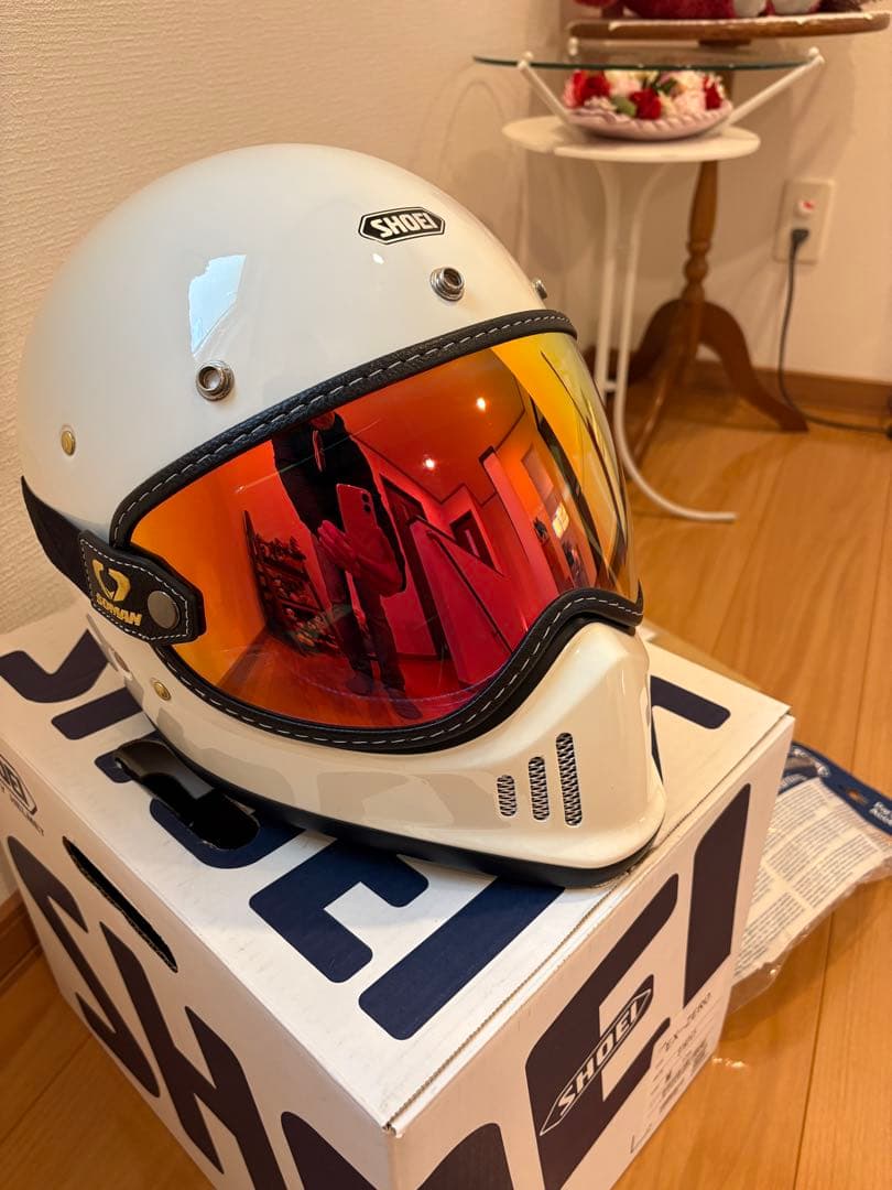 SHOEI EX-ZEROフルフェイスヘルメット ホワイトMサイズ 送料込み！