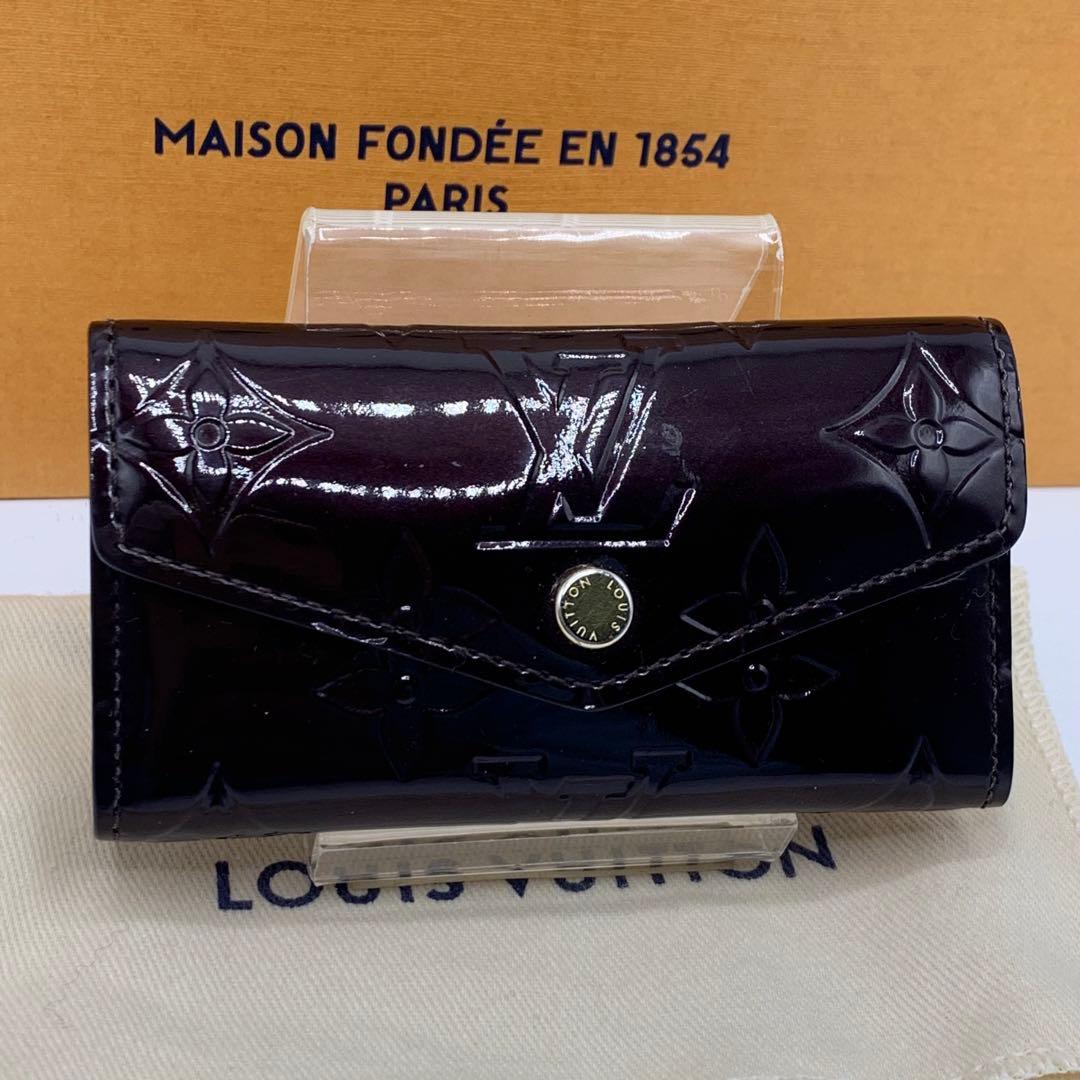 【美品】ルイヴィトン　ヴェルニ　ミュルティクレ4　キーケース　M93517