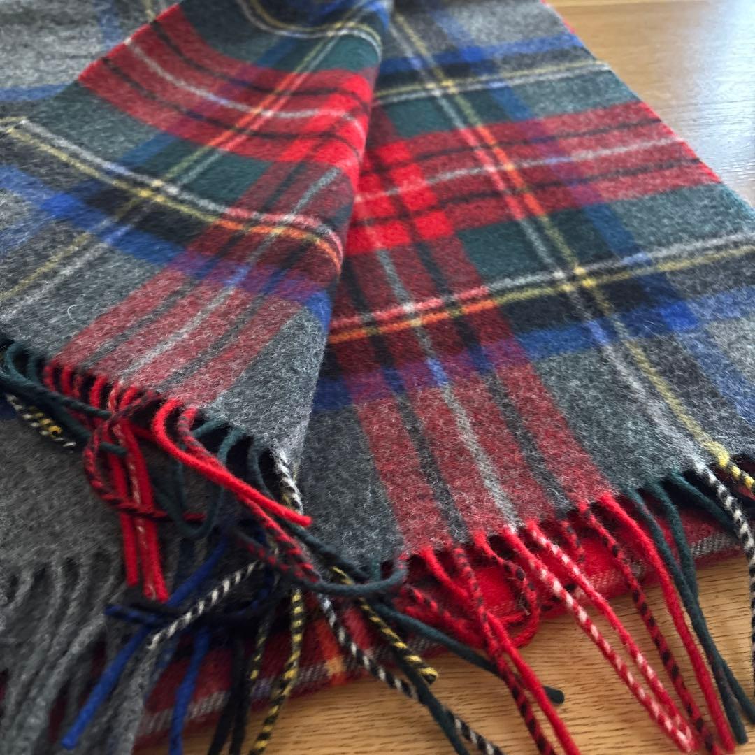  Heather Johnstons マフラー ストール チェック