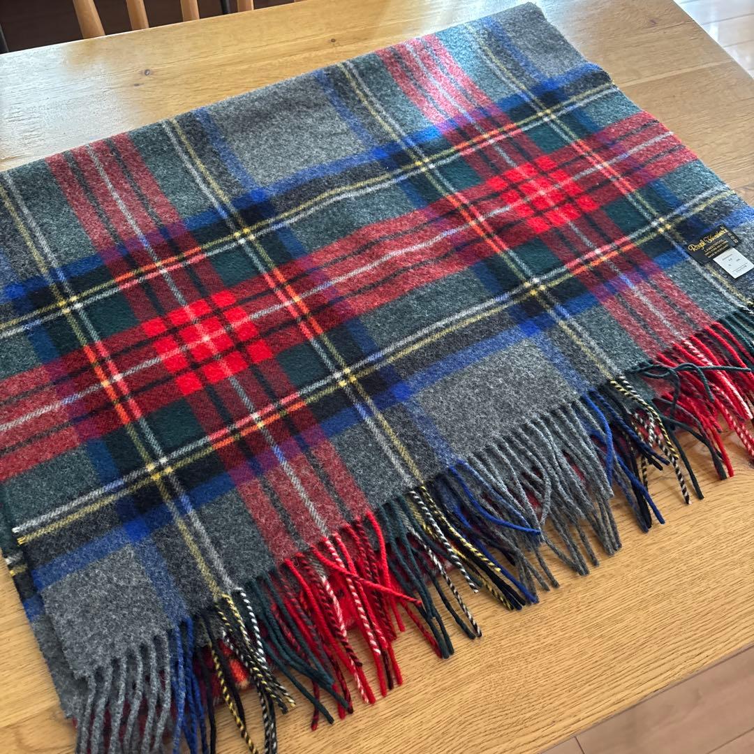  Heather Johnstons マフラー ストール チェック