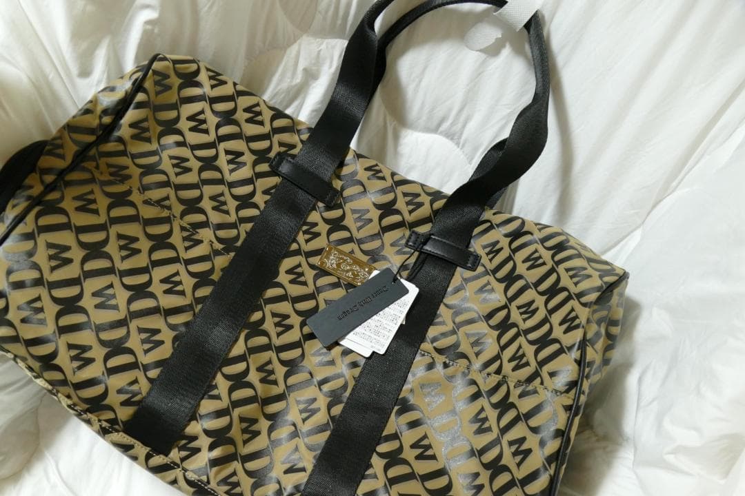 ★新品★ダンスウィズドラゴン★モノグラムプリントボストンバッグ★BE