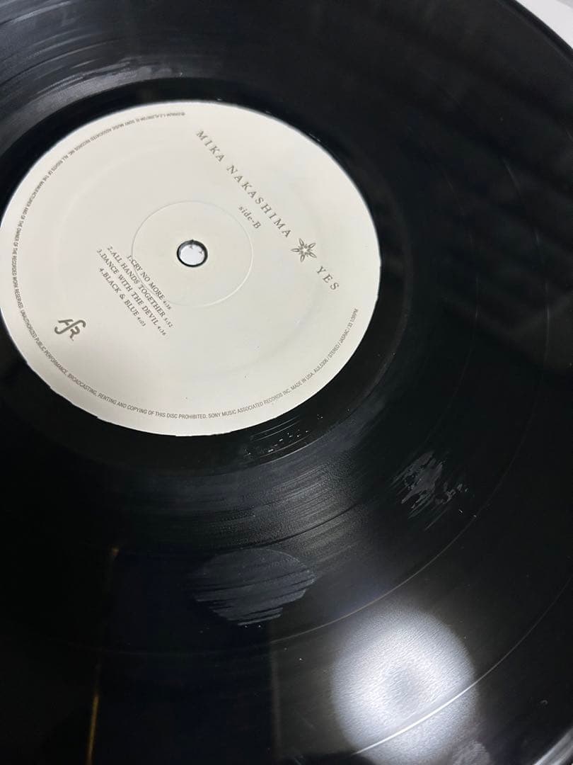 LP 中島美嘉　YES レコード二枚組　インナースリーブ付き