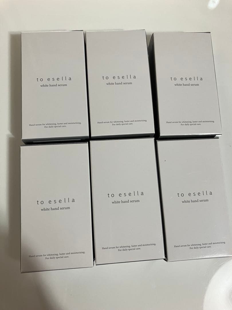 to esella ホワイトハンドセラム 20ml 6個