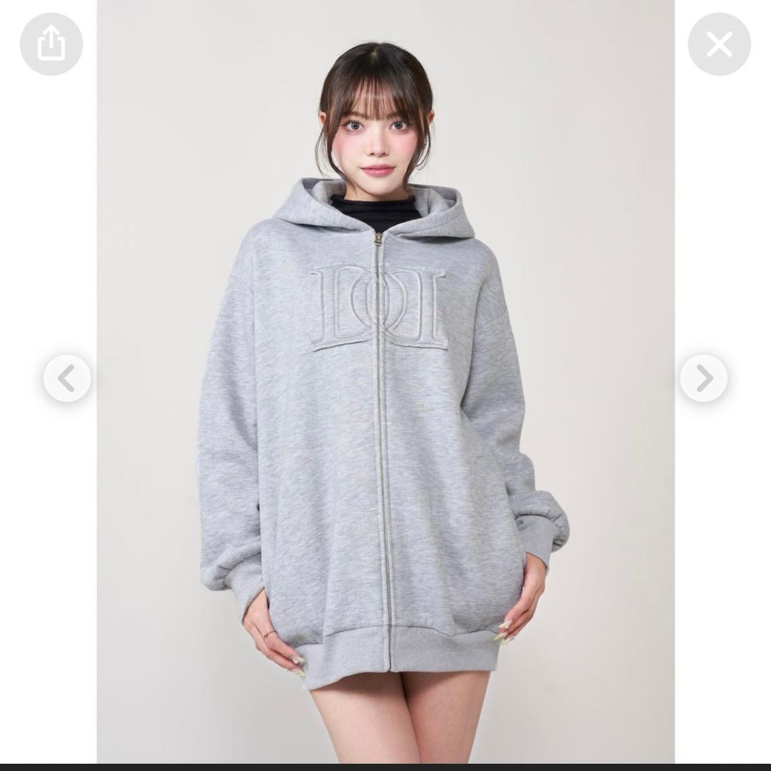 Darich アップリケDDロゴパーカー　ダーリッチ