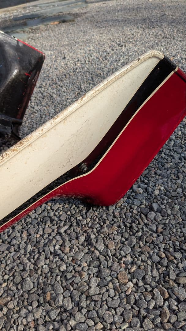 画像更新　HONDA CBX INTEGRA カウル 赤/白