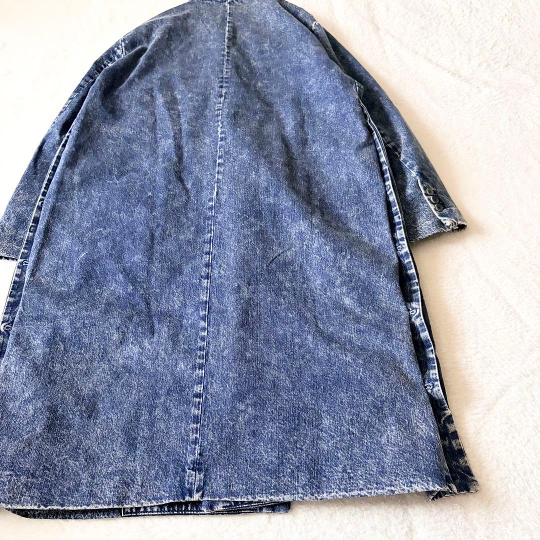 6259 美品✨ メゾンスペシャル ケミカルオーバーダイデニムドレスダブルコート