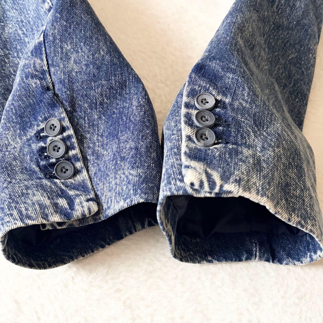 6259 美品✨ メゾンスペシャル ケミカルオーバーダイデニムドレスダブルコート