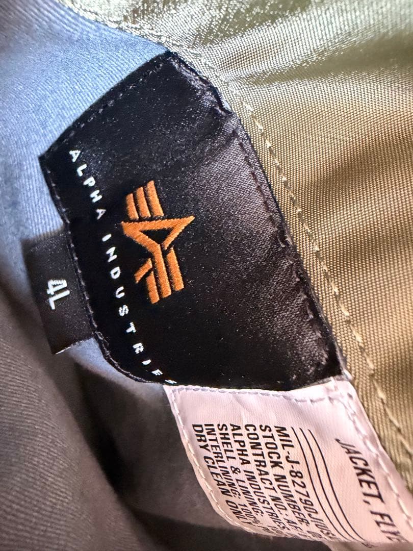 [値下げ交渉NG] ALPHA MA-1 レア　オーバーサイズ4L