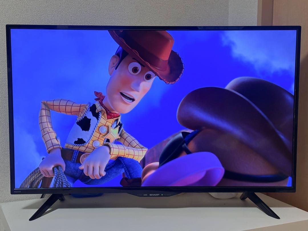 【最終‼️】SHARP40インチ液晶テレビ 4T-C40BH1 4Kチューナー内蔵