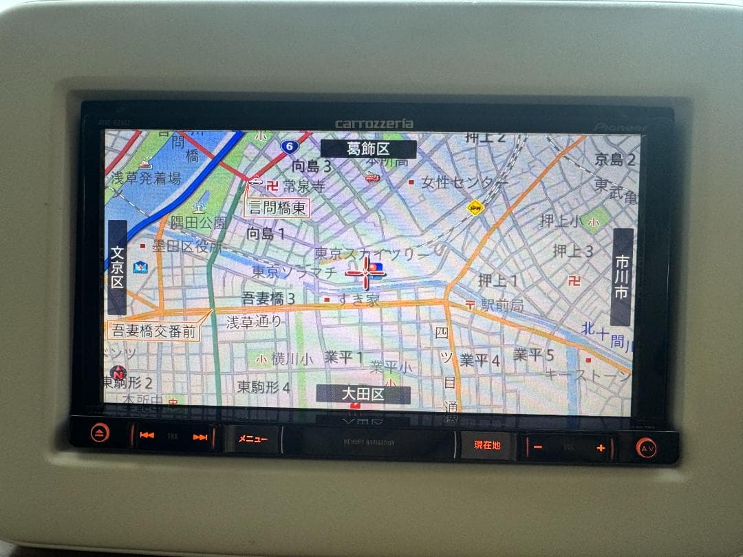 carrozzeria 楽ナビ 型式 AVIC-RZ502