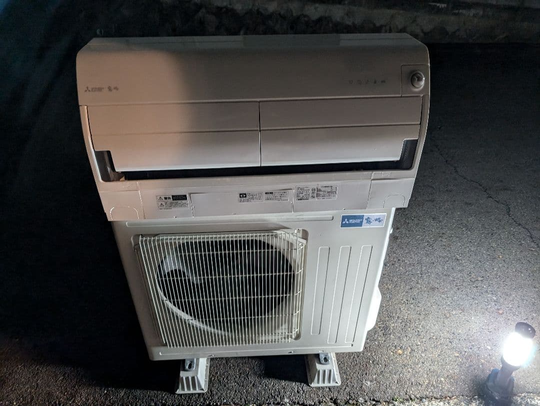 ※室外機のみ 23畳エアコン 三菱電機2019年製 MSZ-ZXV7119S-W