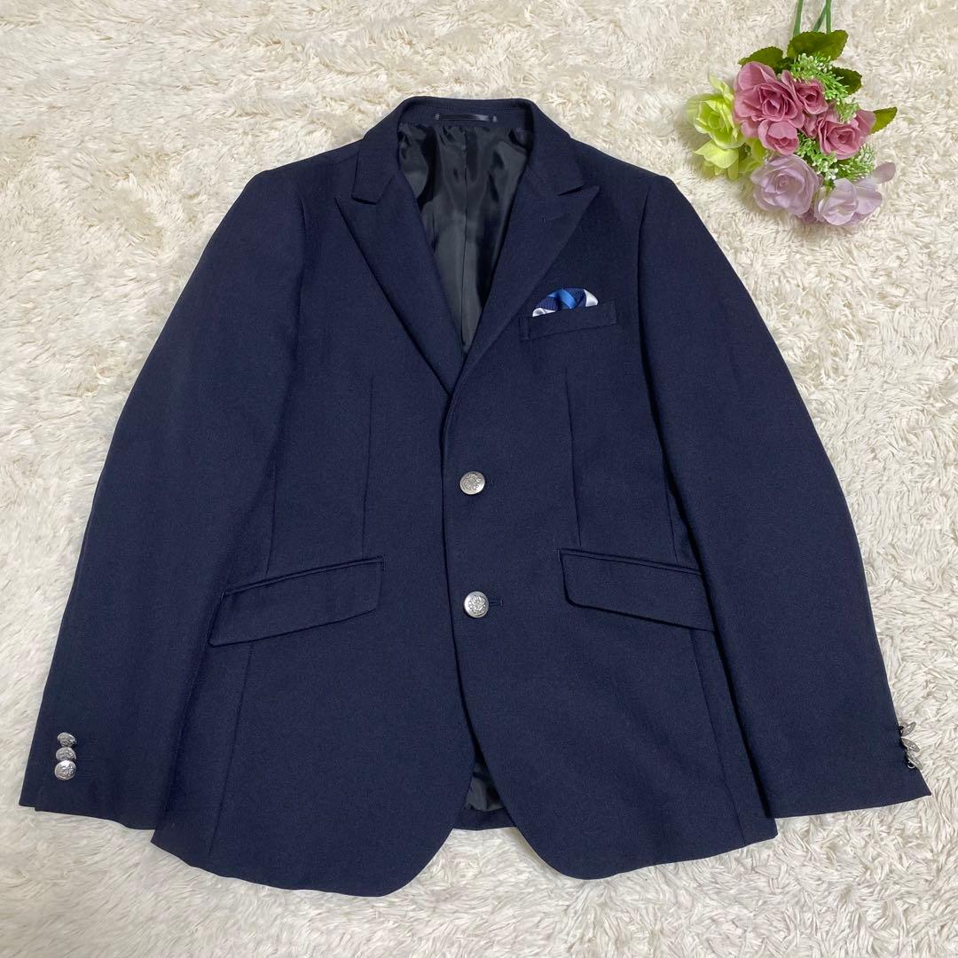 ワンダーファクトリー 男の子　フォーマルスーツ　150 濃紺　5点セット　制服