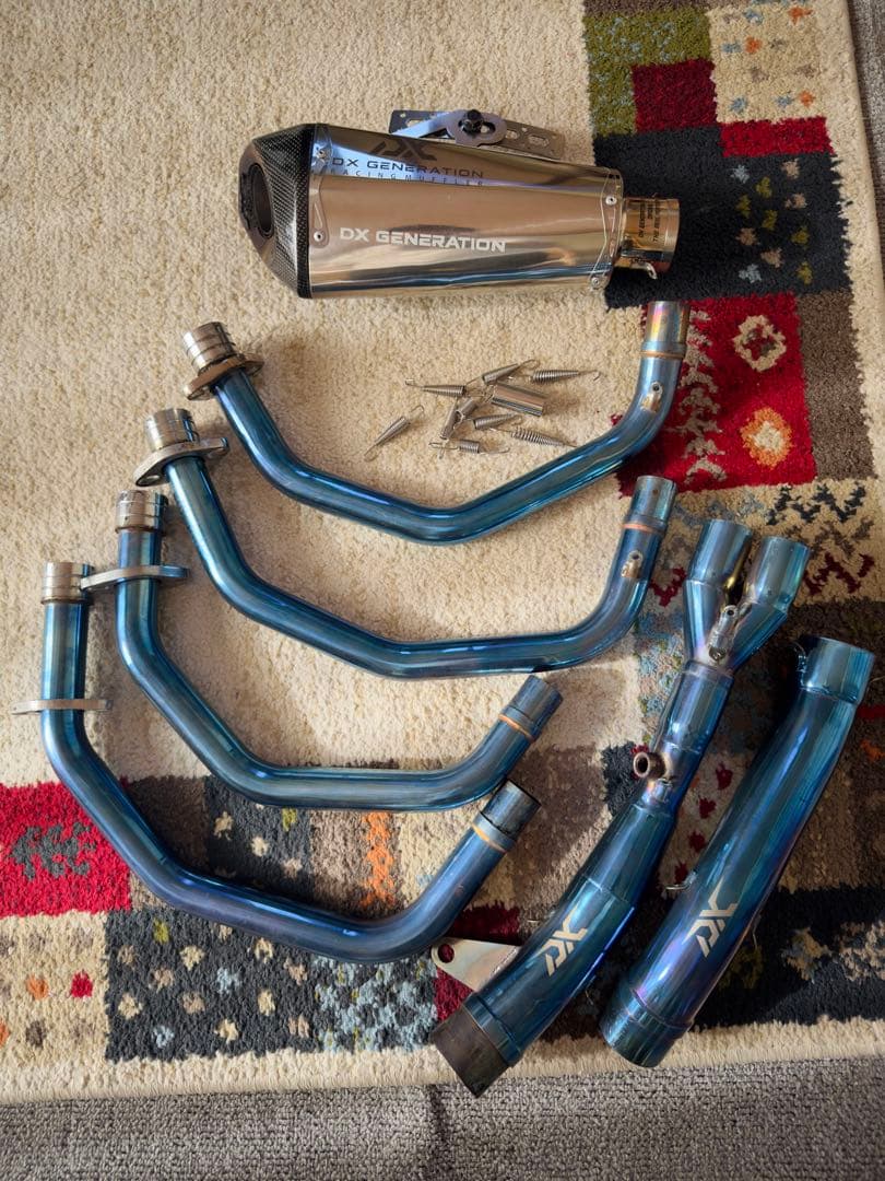 KAWASAKI ZX25r DX GENERATION マフラーとパイプ一式