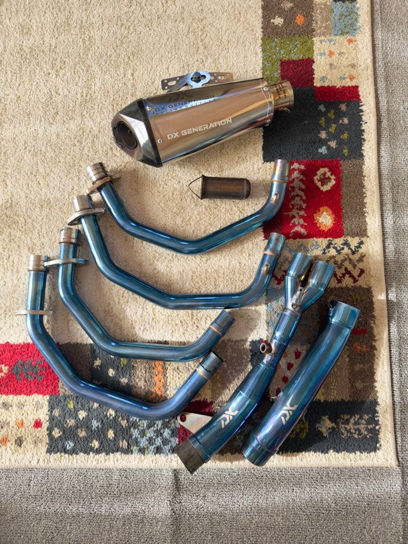 KAWASAKI ZX25r DX GENERATION マフラーとパイプ一式