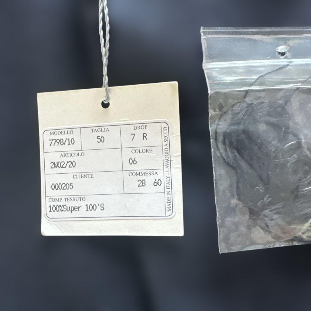 サルトリア　パルテノペア　スーツ 新品　ネイビー　50サイズ