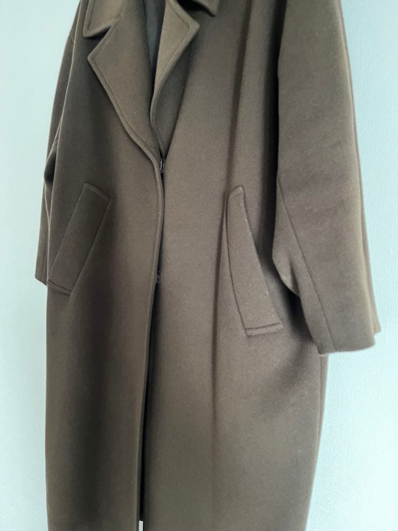 ジャーナルスタンダード ロング コート カーキ ブラウン S オーバーサイズ