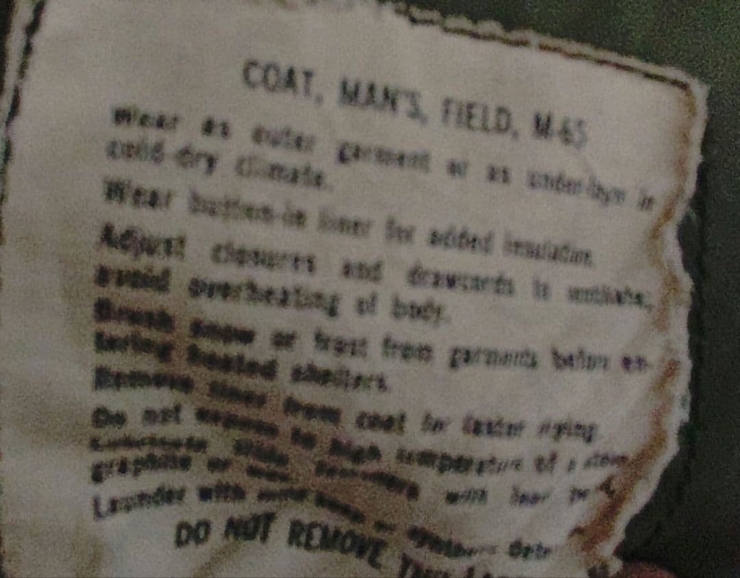 パ*ダ様 ご*ち様 60’s U.S. ARMY M-65 2nd フィールドジ